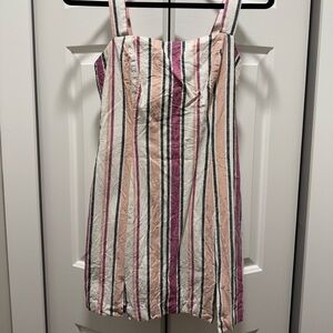 Forever 21 pink striped mini dress